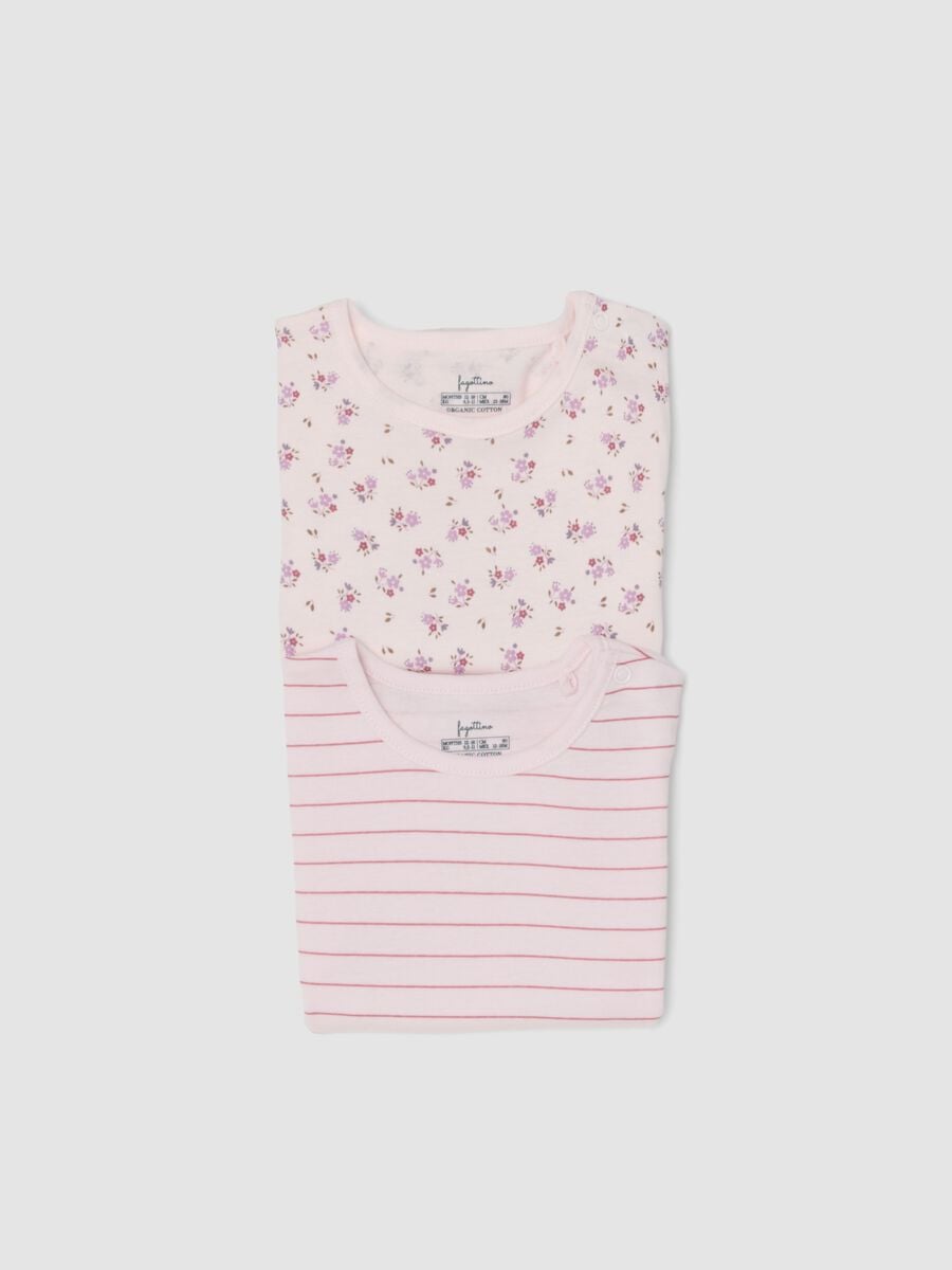 2-pack of pink organic cotton bodysuits for baby girls_2