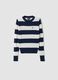 Girls&rsquo; multicolour striped viscose-blend boat-neck jumper_3