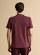 Rotes Regular-Fit T-Shirt aus elastischem Piqu&eacute;-Baumwollmix mit Easy Dry_3