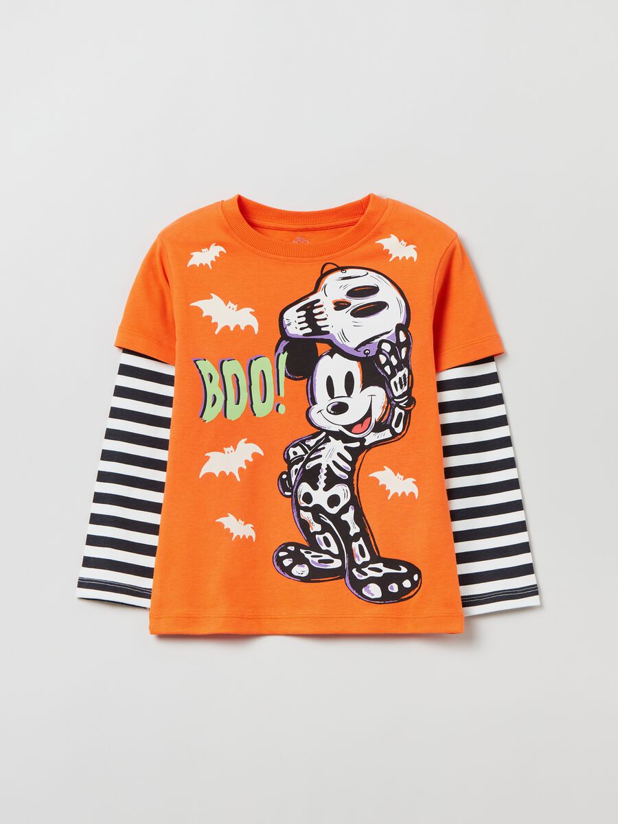 T-shirt with Halloween Mickey Mouse print_0