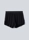 Schwarze plissierte Sportshorts ALTAVIA COURT aus Stretchmaterial mit herausnehmbarer Innenhose_6