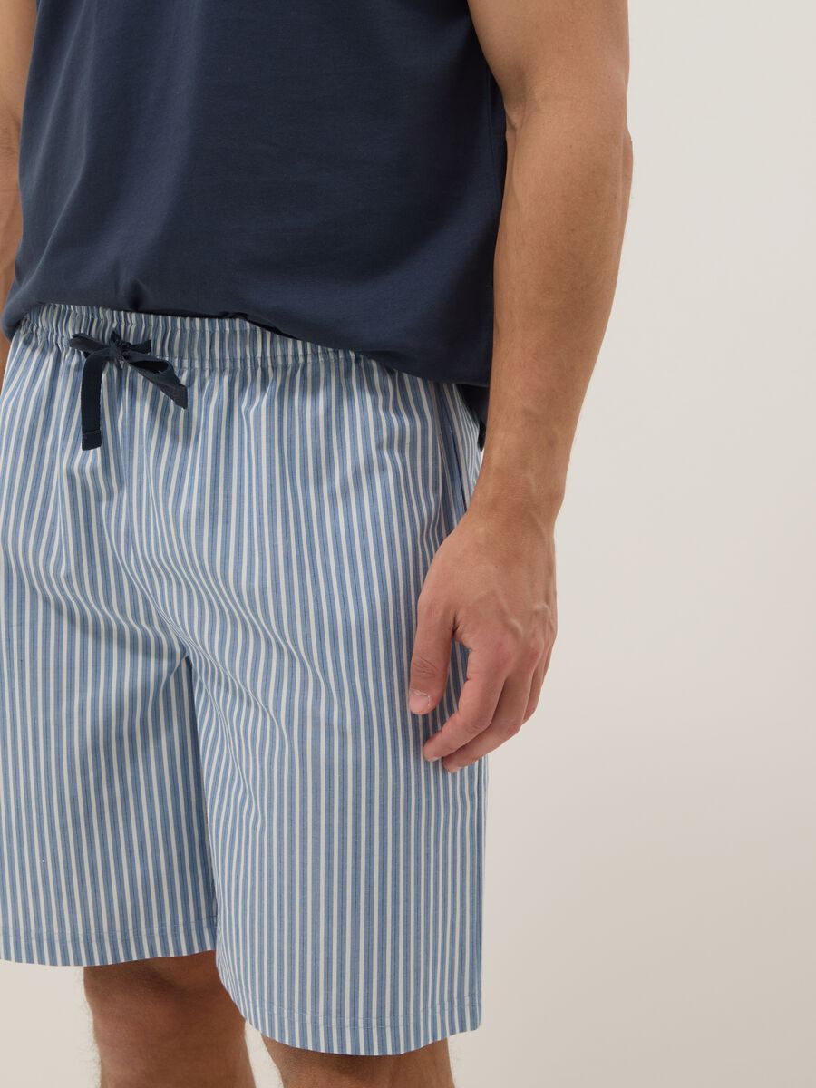 Multicolour pure cotton regular fit short pyjamas_3