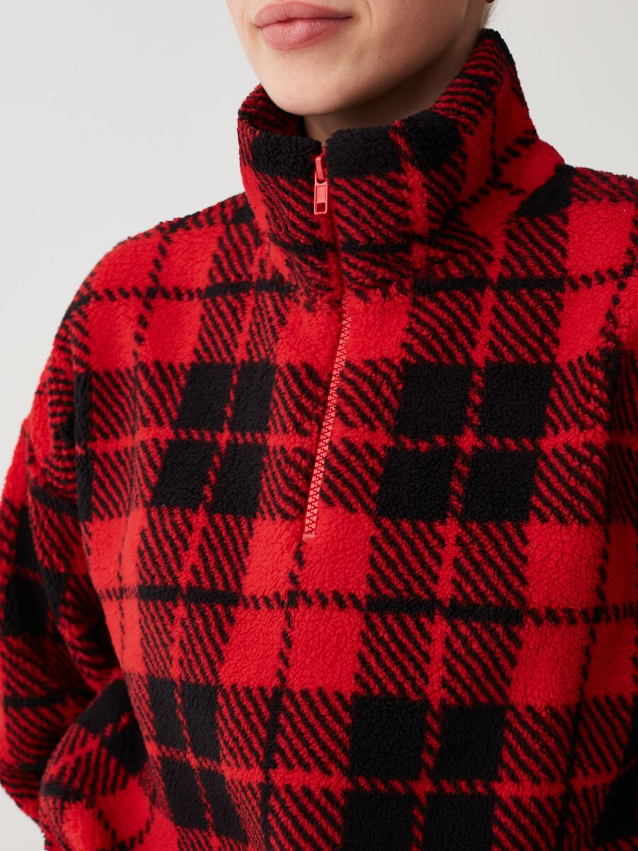 Half-zip sweatshirt with print_3