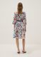 Vestido midi branco em algod&atilde;o el&aacute;stico com estampado floral_3
