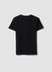 Black short-sleeve organic cotton T-shirt_1
