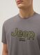 Grey pure cotton regular fit T-shirt with Jeep print_3