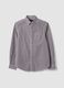 Camicia bianca in popeline di puro cotone a righe regular fit_4