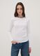 White long-sleeved pure cotton T-shirt_2