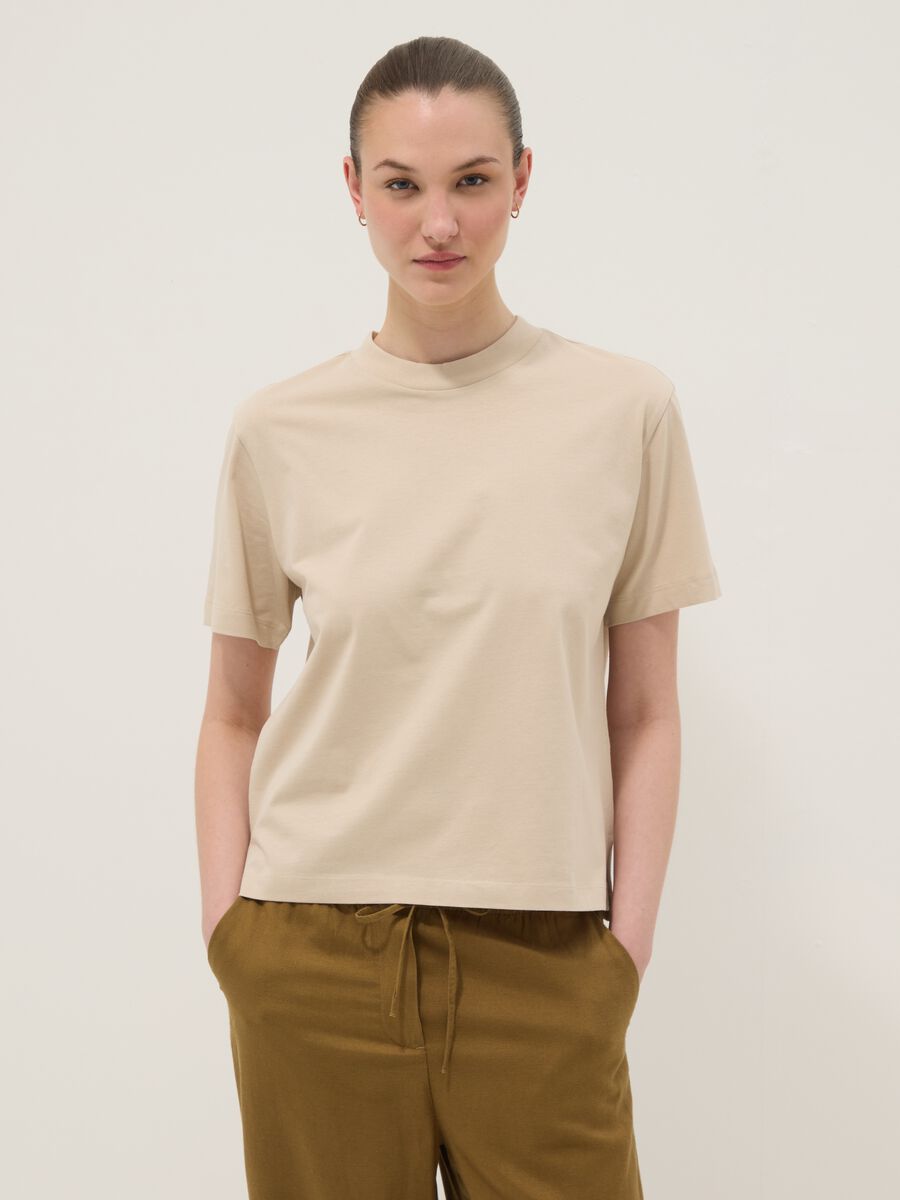 &Mu;&pi;&epsilon;&zeta; T-shirt &alpha;&pi;ό 100% &beta;&alpha;&mu;&beta;ά&kappa;&iota;, regular &epsilon;&phi;&alpha;&rho;&mu;&omicron;&gamma;ή_1