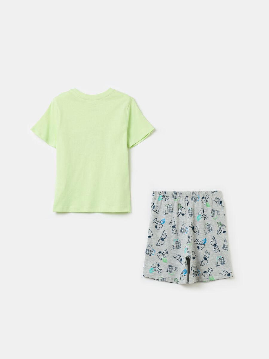Organic cotton pyjamas with Snoopy print_1