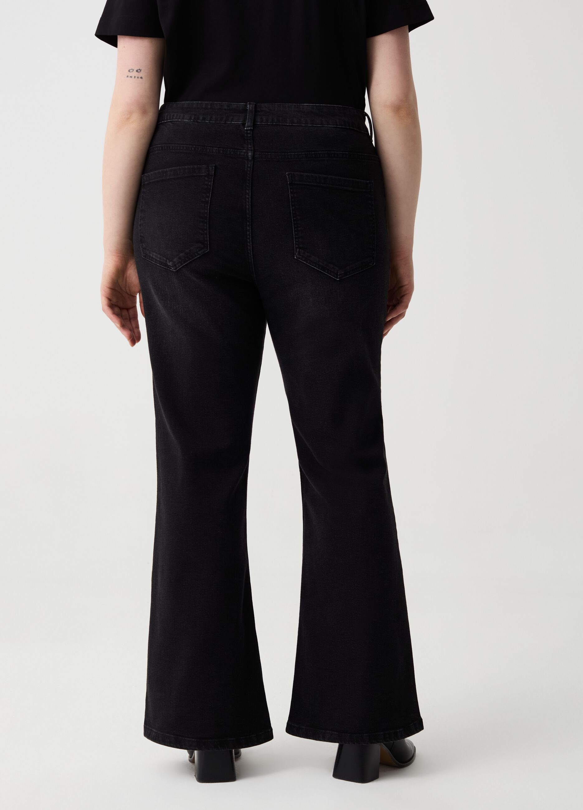 Jeans bell bottom skinny fit Curvy