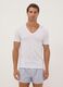 2-pack of white pure extra-fine cotton T-shirts with deep V-neck_0