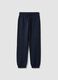 Navy blue &pi;&alpha;&nu;&tau;&epsilon;&lambda;ό&nu;&iota; &phi;ό&rho;&mu;&alpha;&sigmaf; jogger &alpha;&pi;ό 100% &omicron;&rho;&gamma;&alpha;&nu;&iota;&kappa;ό &beta;&alpha;&mu;&beta;ά&kappa;&iota;, regular fit, &gamma;&iota;&alpha; &alpha;&gamma;ό&rho;&iota;_0
