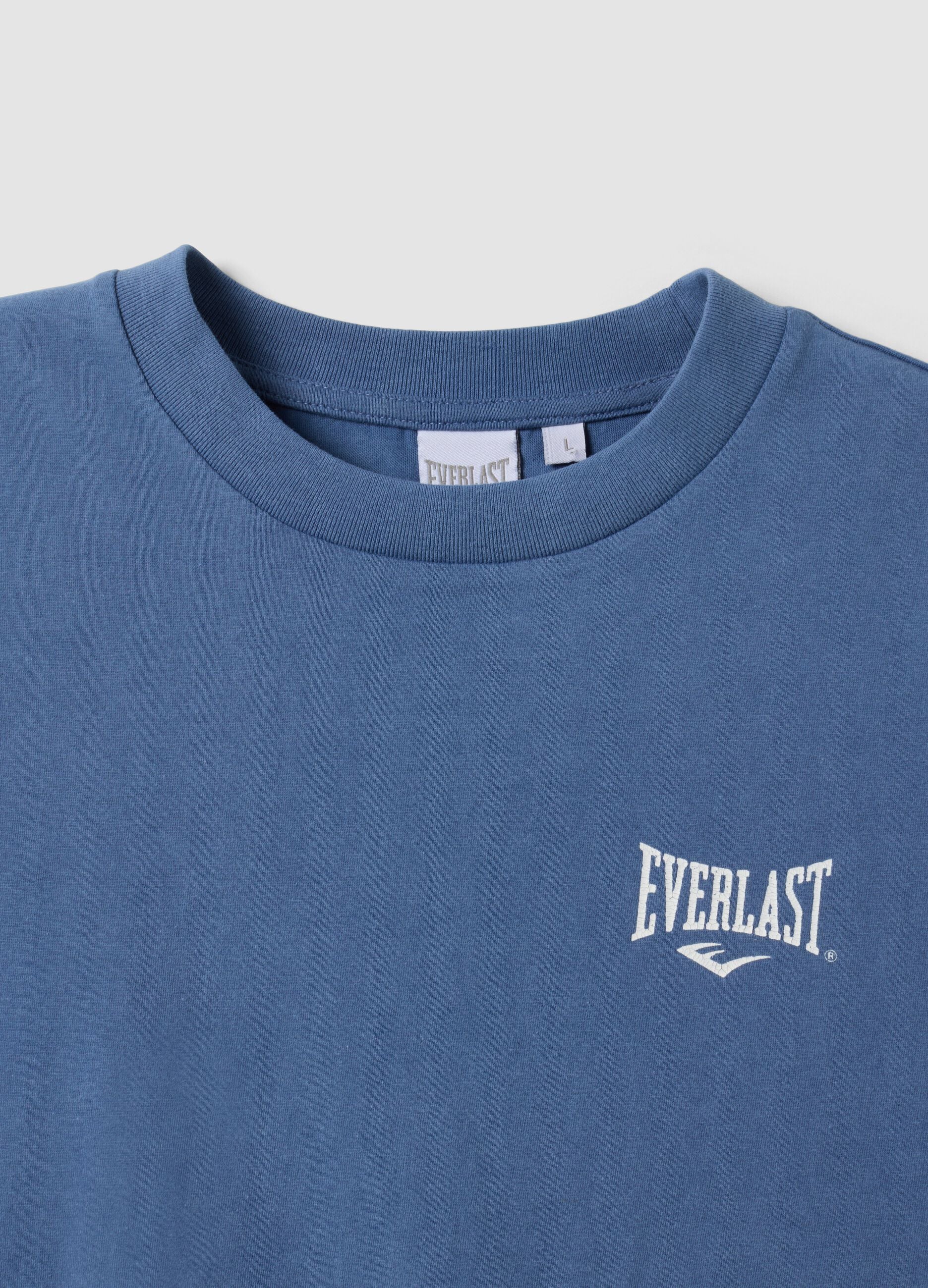 &Mu;&pi;&lambda;&epsilon; &kappa;&omicron;&nu;&tau;&omicron;&mu;ά&nu;&iota;&kappa;&omicron; T-shirt &alpha;&pi;ό 100% &beta;&alpha;&mu;&beta;ά&kappa;&iota; &mu;&epsilon; &lambda;&omicron;&gamma;ό&tau;&upsilon;&pi;&omicron;