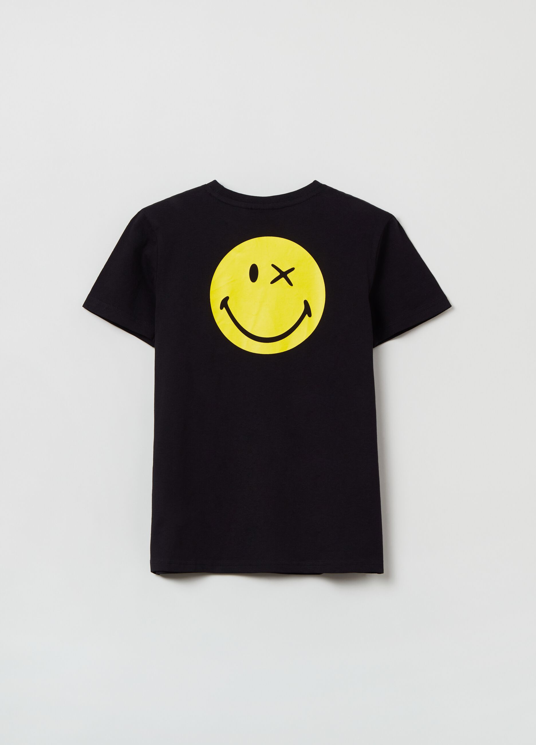 T-shirt in cotone con taschino SMILEYWORLD®