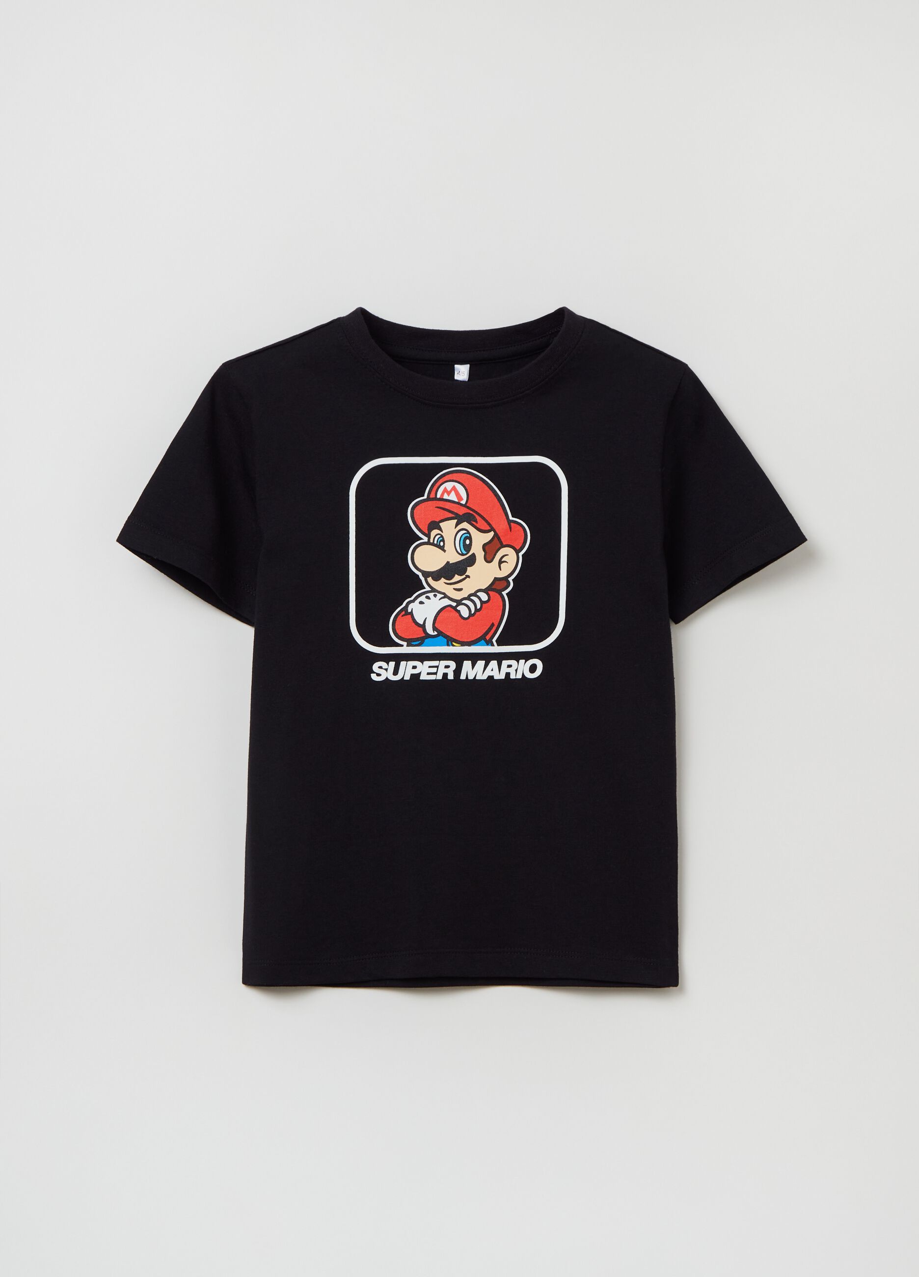 Camiseta de algodón estampado Super Mario Bros