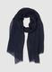 Pure Blue Linen Scarf_0
