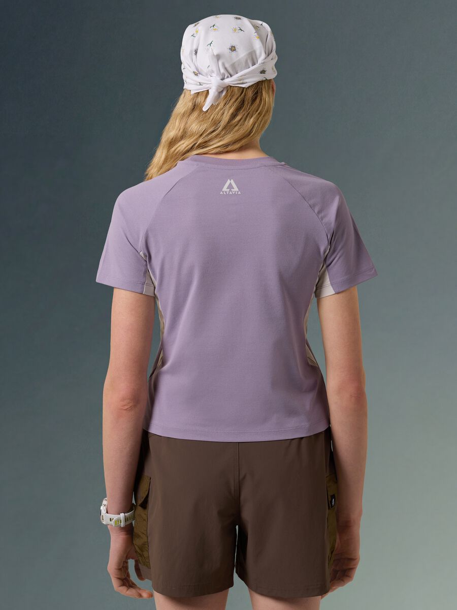 Technical T-shirt with mesh inserts ALTAVIA WITH DEBORAH COMPAGNONI_3
