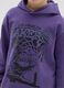 Boys' Oversized Cotton Blend Lakers Purple Hoodie_2