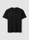 Blue short-sleeve pure cotton T-shirt_4
