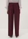 Violette Straight-Fit-Hose aus elastischer Viskose_2