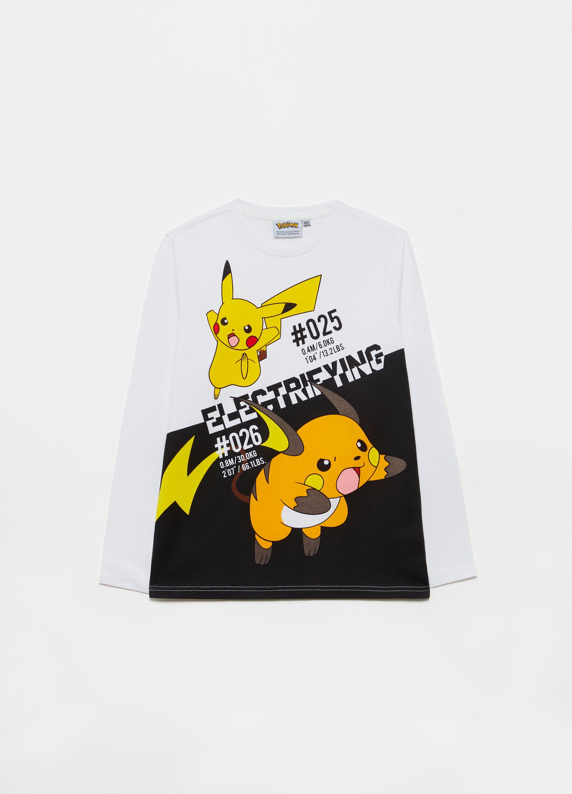 Camiseta manga larga Pokémon Pikachu