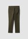 Green slim-fit stretch cotton twill chino trousers_7