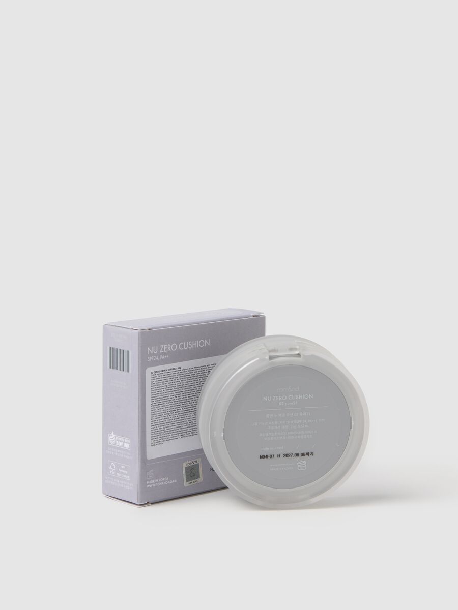 ROM&ND NU ZERO CUSHION 02 PURE21 CUSHION FOUNDATION - Korean makeup_2