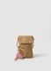 Phone case in pure beige paper fabric_0