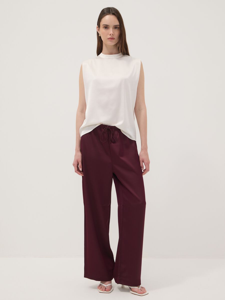 White stretch high-neck top_2