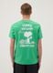 Green pure cotton short-sleeve T-shirt_3