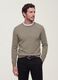 Grey crew-neck jumper in viscose blend, regular fit_1