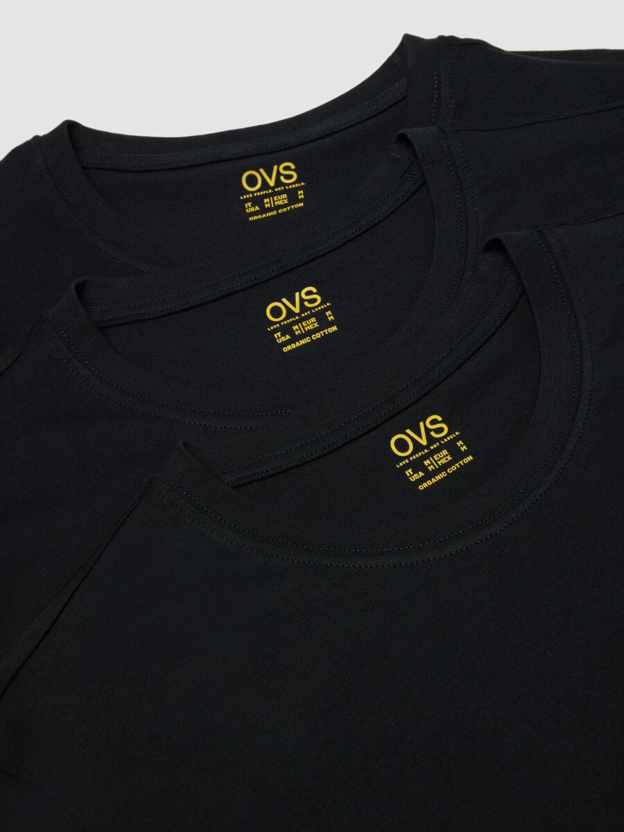 3-pack of black organic cotton short-sleeve T-shirts_5