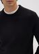 Black Crew Neck Sweater Regular Fit_3