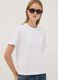 White relaxed-fit pure cotton short-sleeve T-shirt_0