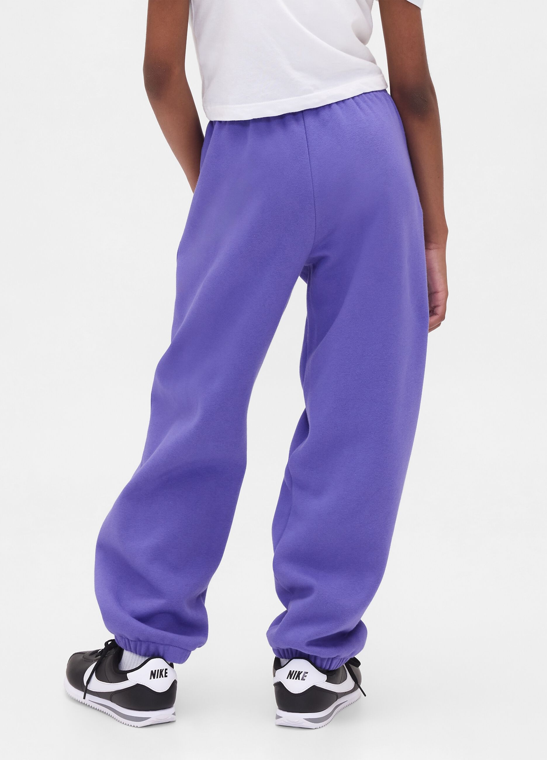 Violette Strickhose f&uuml;r M&auml;dchen