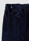 Blue ribbed cotton-blend trousers_3