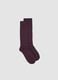 Dunkelviolette Socken aus elastischer Bio-Baumwolle_0