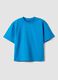 Children's regular fit blue pure cotton t-shirt_0