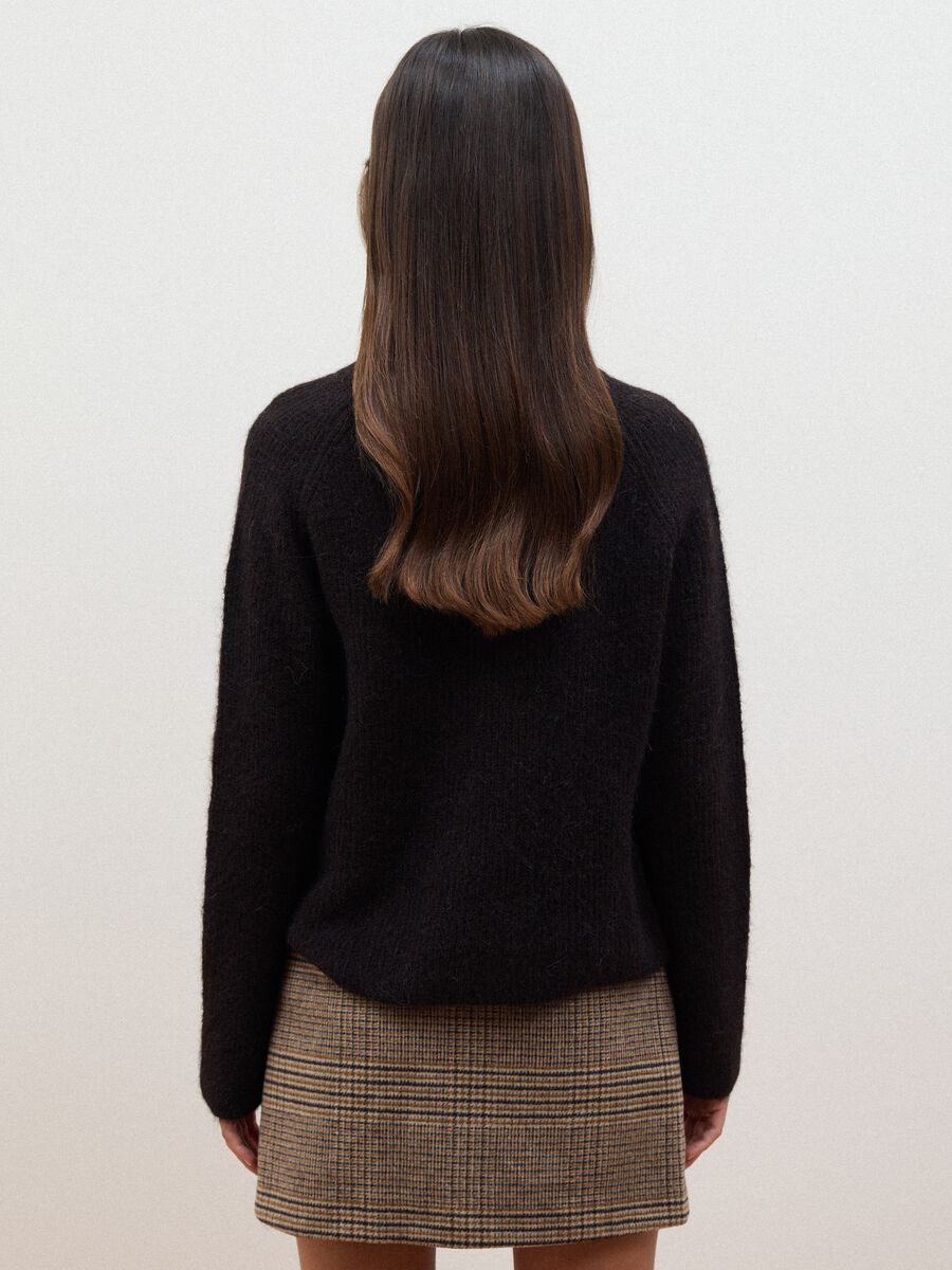 Brown crew-neck wool and alpaca-blend jumper, regular fit_3