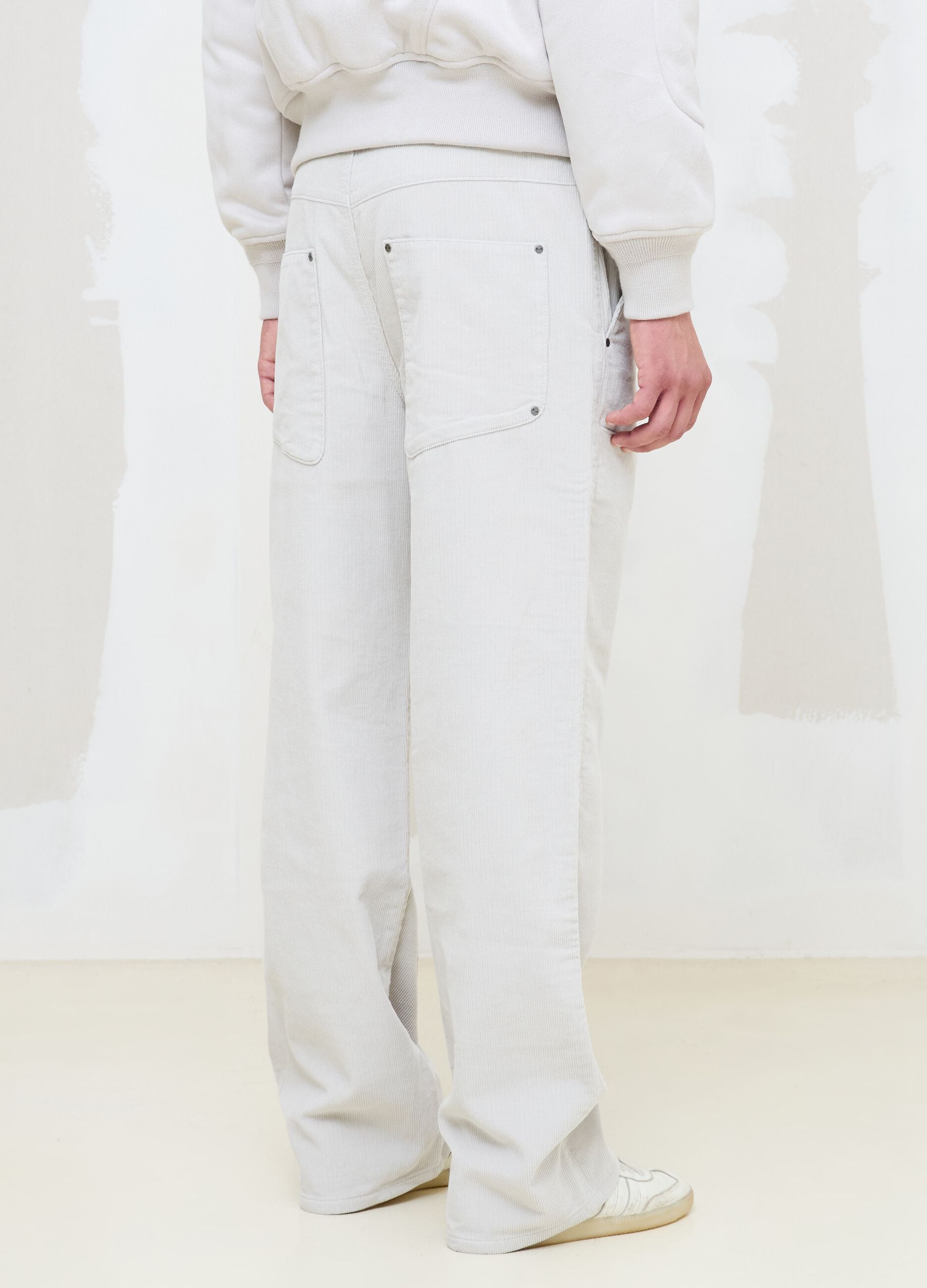 Cord-Carpenter-Hose Hellbeige
