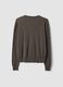 Grey wool-blend crew-neck cardigan_6