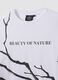 T-shirt branca em algod&atilde;o puro com estampado vegetal_5