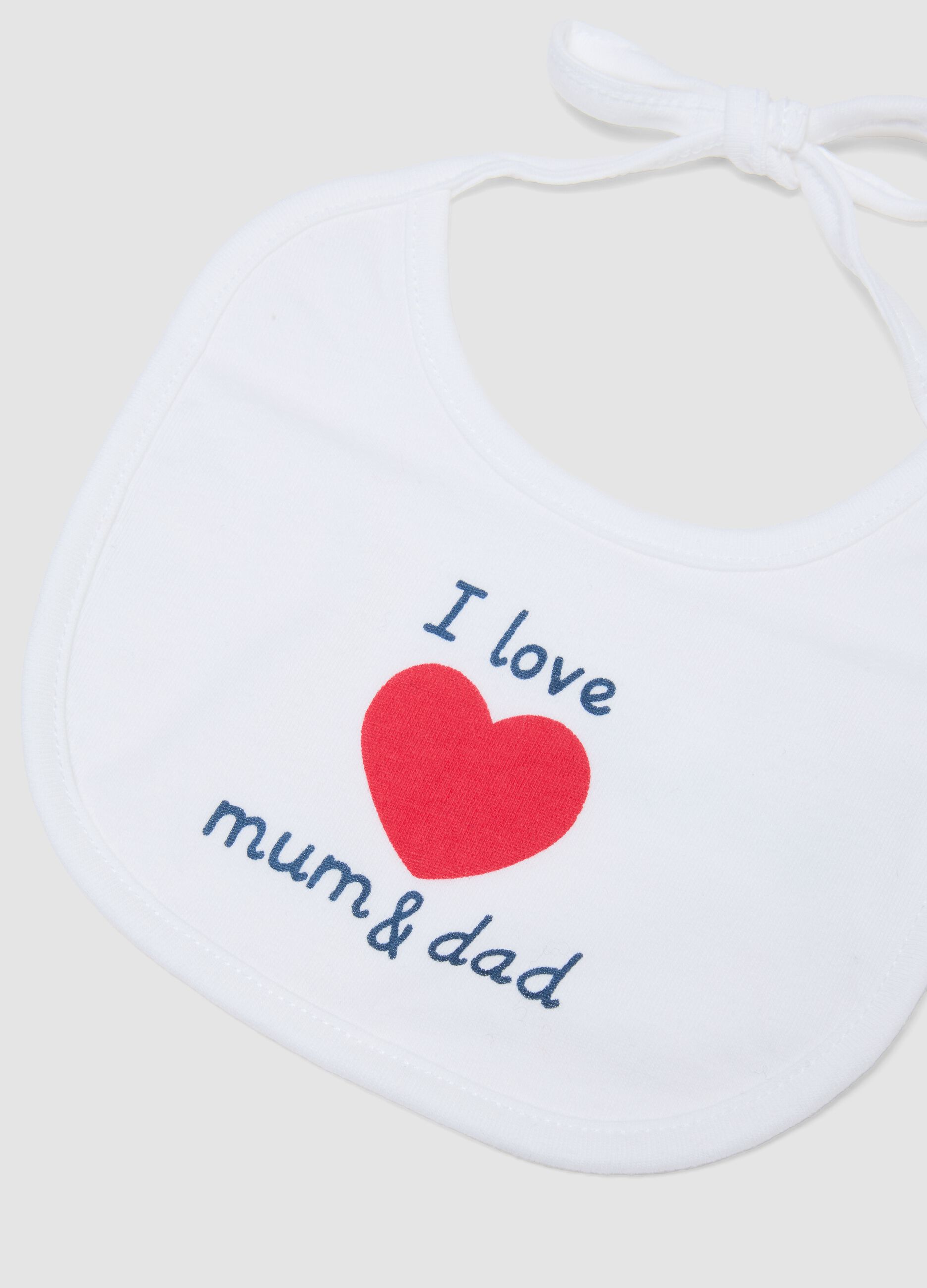 Unisex multicolour pure cotton bibs &ndash; 2-pack