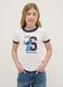 Multicolour fitted cotton T-shirt for girls_0