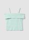 Girls&rsquo; multicolour striped stretch cotton camisole top_4