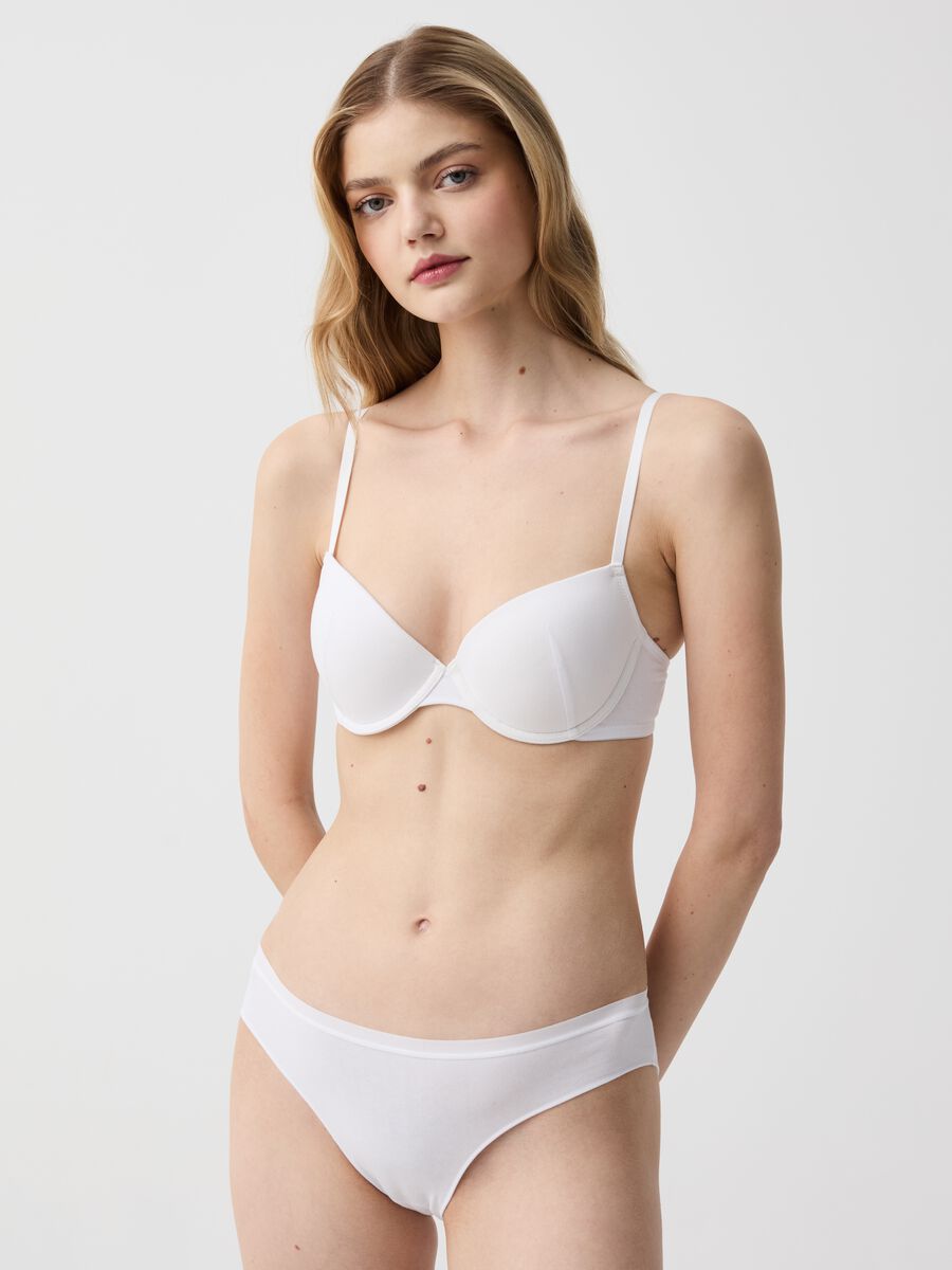 The Nude Effect briefs in stretch organic cotton_0