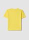 Yellow pure cotton children's t-shirt regular fit with Pikachu_1