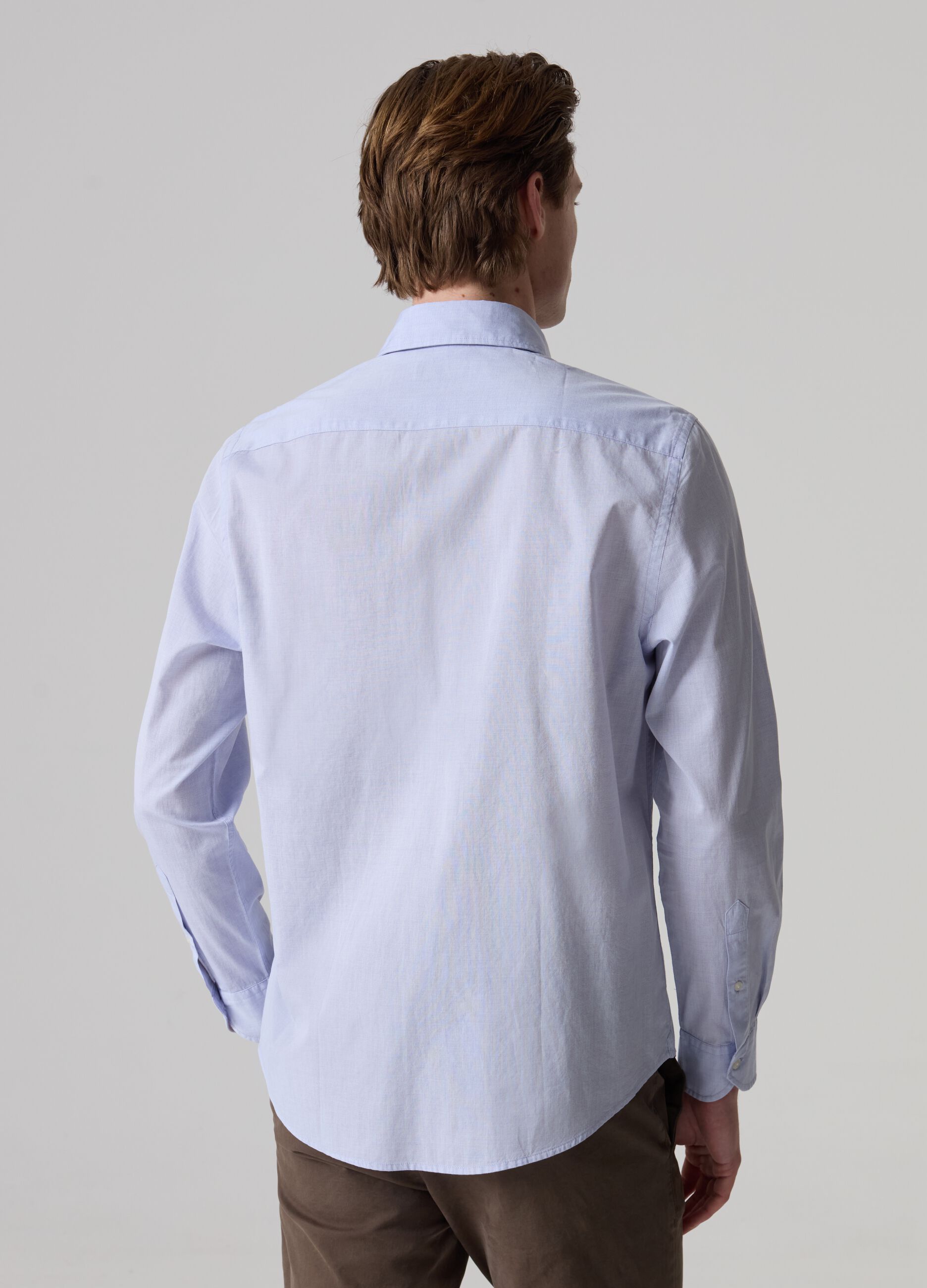 Poplin shirt with pocket