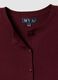 Red viscose-blend cardigan with buttons, regular fit_2